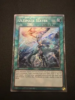 YUGIOH ULTIMATE SLAYER PLATINUM SECRET RARE NM RA02-EN070 - Image 8