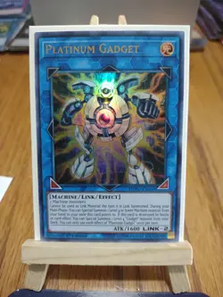 YuGiOh Card Platinum Gadget DUPO-EN039 Ultra Rare 1st Ed Duel Power Collectable. - Image 1
