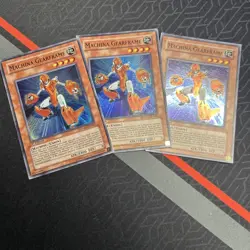 YuGiOh! Machina Gearframe SDMM-EN002 Super Rare 1st Ed x 3 PLAYSET - Image 1