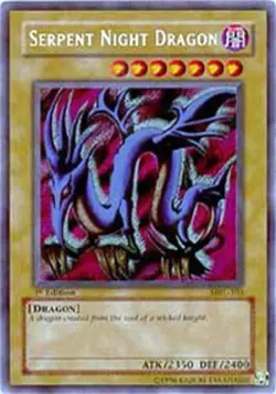 Serpent Night Dragon - MRL-103 - Secret Rare - Unlimited Edition DMG YuGiOh!  Ma - Image 1