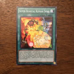 Yu-Gi-Oh! TCG Super Quantal Alphan Spike 2017 Mega-Tin Mega Pack MP17-EN216 1st - Image 1