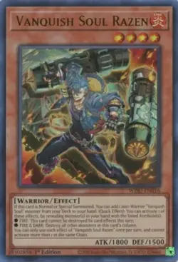 Vanquish Soul Razen - WISU-EN016 - Ultra Rare - 1st Edition NM YuGiOh!  Wild Sur - Image 1