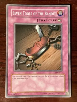 Yu-Gi-Oh TCG Seven Tools Of The Bandit SDP-045 Unlimited Common Card NM - Image 1