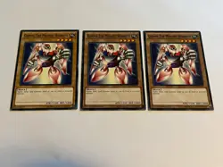 3X Gamma the Magnet Warrior YGLD-ENB13 Yugioh! Yu-Gi-Oh! 3 X3 Playset - Image 2