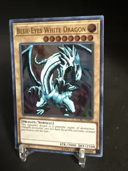 Blue-Eyes White Dragon-Ultra Rare-Unlimited-LCKC EN001 Yugioh - Image 2