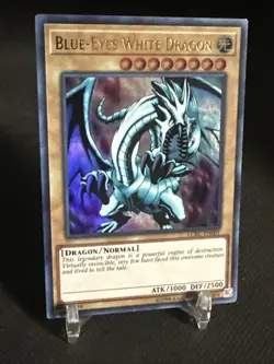Blue-Eyes White Dragon-Ultra Rare-Unlimited-LCKC EN001 Yugioh - Image 3