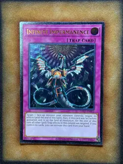 Yugioh Infinite Impermanence OP17-EN002 Ultimate Rare NM - Image 1