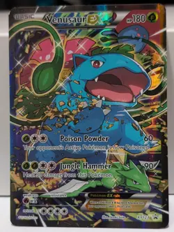 PokÃ©mon TCG Venusaur EX Black Star Promo Card XY123 - LP - Image 1