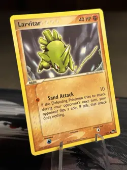 PokÃ©mon Larvitar #11/17 Common - 2004 Pop Series 1 Promo Card NM - Image 1