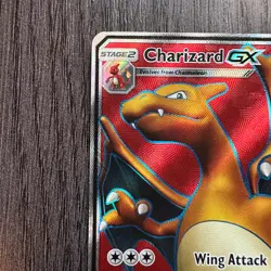 Charizard GX SM60 Promo Holo HP Crease Pokemon Card TCG - Image 2