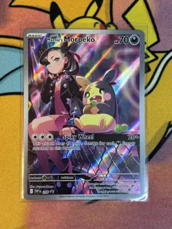 Marnie's Morpeko SVP 206 Rival Battle Deck Black Star Promo Pokemon Card Mint - Image 1