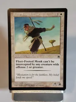 MTG Fleet-Footed Monk Portal Regular Common Magic - Image 1