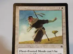 MTG Fleet-Footed Monk Portal Regular Common Magic - Image 2