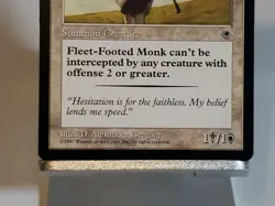 MTG Fleet-Footed Monk Portal Regular Common Magic - Image 3