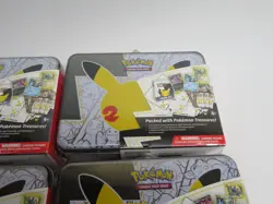 6X Pokemon Celebrations 25th Anniversary Collectorâ€™s Chest Lunch Box Tin Sealed - Image 10