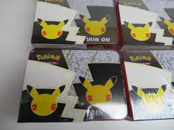 6X Pokemon Celebrations 25th Anniversary Collectorâ€™s Chest Lunch Box Tin Sealed - Image 11