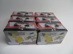 6X Pokemon Celebrations 25th Anniversary Collectorâ€™s Chest Lunch Box Tin Sealed - Image 4