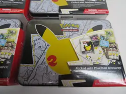 6X Pokemon Celebrations 25th Anniversary Collectorâ€™s Chest Lunch Box Tin Sealed - Image 6