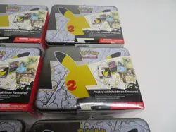 6X Pokemon Celebrations 25th Anniversary Collectorâ€™s Chest Lunch Box Tin Sealed - Image 7
