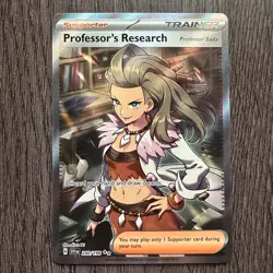 Professor's Research 240/198 SV01 Scarlet Violet Sada Pokemon Card TCG Full Art - Image 1