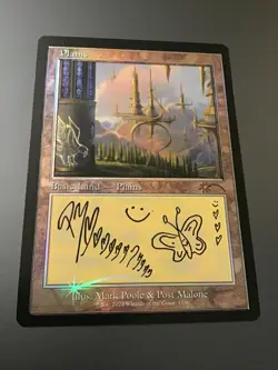 MTG Secret Lair x Post Malone #1190 Plains Foil NM - Image 1