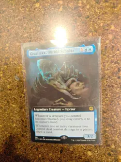 MTG Grazilaxx, Illithid Scholar Adventures in the Forgotten Realms Rare #367 - Image 2