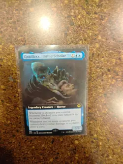 MTG Grazilaxx, Illithid Scholar Adventures in the Forgotten Realms Rare #367 - Image 3
