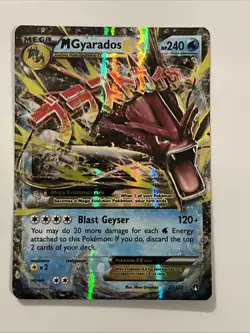 M Gyarados EX 27/122 Breakpoint Holo Pokemon - Image 1