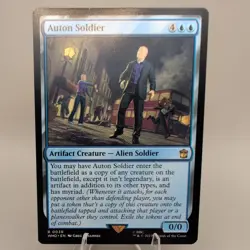 Auton Soldier- Universes Beyond: Dr. Who  Regular MTG-NM - Image 1