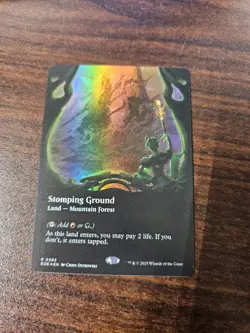 Stomping Ground Borderless FOIL MTG Edge of Eternities Nm/M *ON HAND* - Image 1