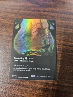 Stomping Ground Borderless FOIL MTG Edge of Eternities Nm/M *ON HAND* - Image 2