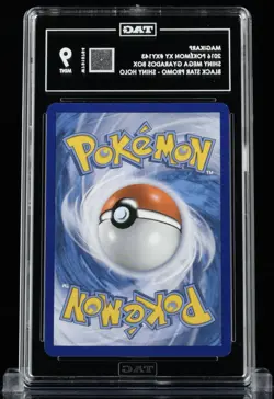TAG 9 MINT Magikarp Pokemon 2016 Shiny Black Star Promo XY143 Rare Swirl PrintðŸŒ€ - Image 2