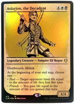 MTG Astarion, the Decadent *SHOWCASE FOIL* Battle for Baldur's Gate 413 NM - Image 1
