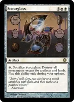 1x Scourglass Moderate Play, English Shards of Alara MTG Magic - Image 2