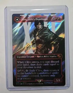 Clive, Ifrit's Dominant (Borderless) (Surge Foil) (0530) Final Fantasy Foil - Image 1