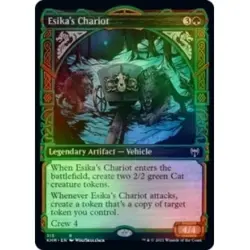 FOIL ESIKA'S CHARIOT (SHOWCASE) X4 Kaldheim KHM Magic MTG MINT CARD - Image 2