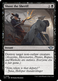 Shoot the Sheriff #106 | NM FOIL | Outlaws of Thunder Junction OTJ | Magic MTG - Image 2