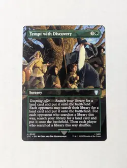 Tempt with Discovery (Borderless) Commander: the Lord of the Rings: Tales of... - Image 2