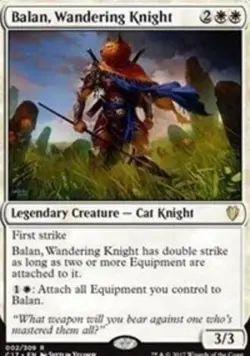 MTG Balan, Wandering Knight, NM-Mint, English Commander 2017 - Image 1
