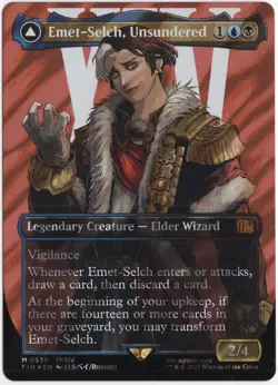 FF109 Magic The Gathering Emet-Selch, Unsundered Surge Foil 0539 FIN 2025 - Image 3