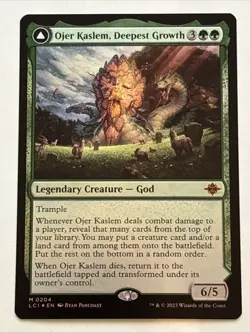 MTG The Lost Caverns of Ixalan Ojer Kaslem, Deepest Growth Foil 0204 NM Mythic - Image 3