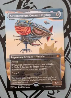MTG *SPECIAL GUEST* Aetherdrift Mythic SKYSOVEREIGN CONSUL FLAGSHIP  NM - Image 2