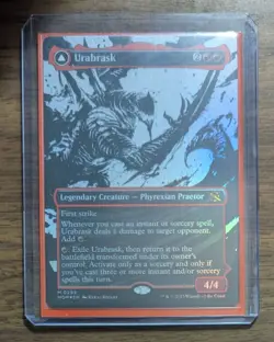 MTG Urabrask Showcase Foil from March of the Machines NM - Image 6