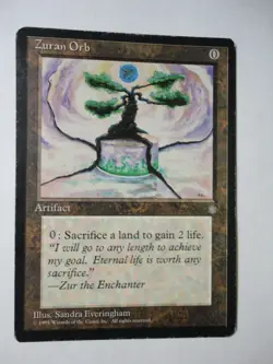 Zuran Orb Ice Age LP Lightly Played English MTG Magic the Gathering - Image 1