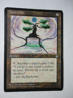 Zuran Orb Ice Age LP Lightly Played English MTG Magic the Gathering - Image 3