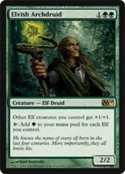 MTG - Elvish Archdruid - Magic 2010 - NM, English Magic FLAT RATE SHIP - Image 1