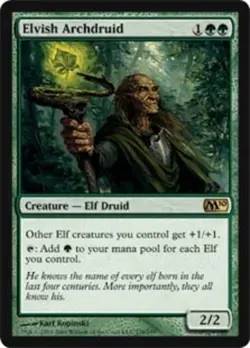 MTG - Elvish Archdruid - Magic 2010 - NM, English Magic FLAT RATE SHIP - Image 2