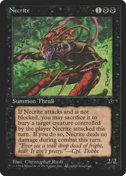 Necrite (Rush) - Fallen Empires (FEM) - MTG Rare English Non Foil - Image 3