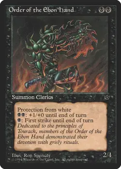 Order of the Ebon Hand (Spencer) - Fallen Empires - MTG Rare English Non Foil - Image 1