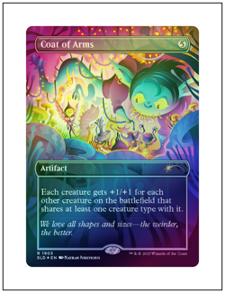 1x Coat of Arms, Double Rainbow Foil, Secret Lair, MTG NM - Image 2